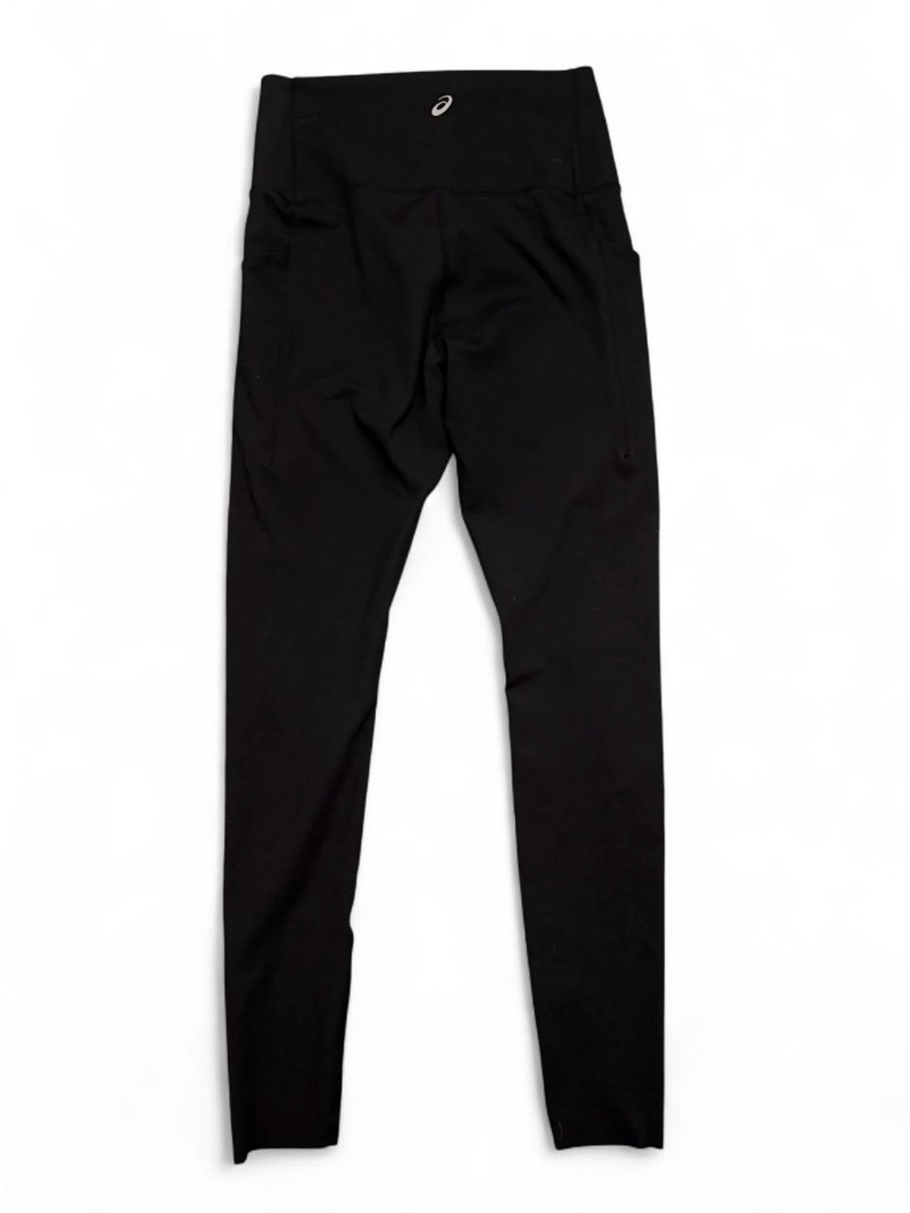 Asics Black Girls' High-Waist Athletic Leggings